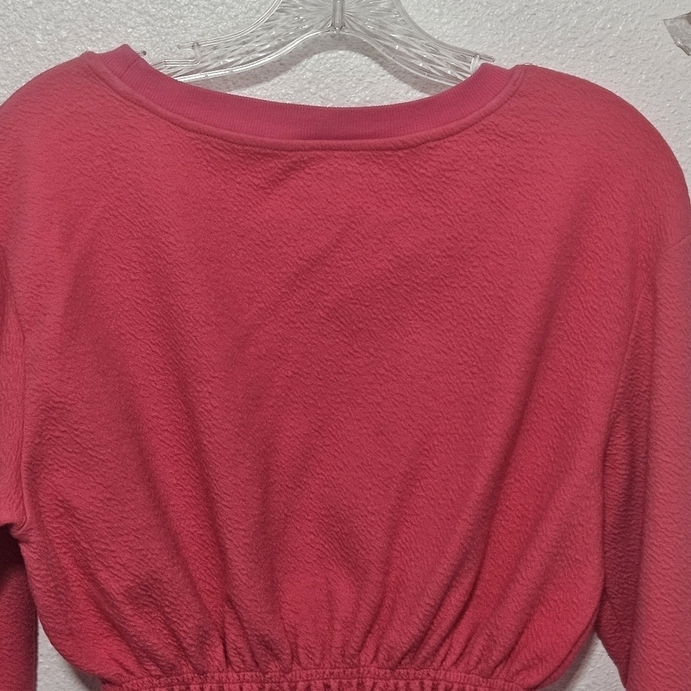 Maeve Anthropologie pink cropped top size x-small - Picture 9 of 11
